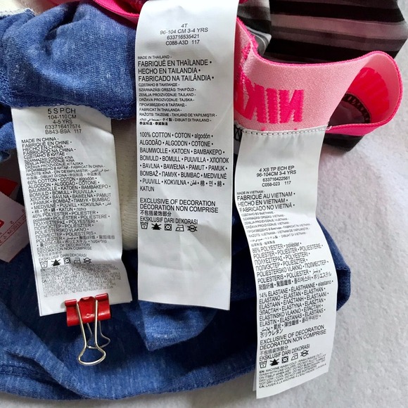 Nike NWOT Assorted Performance Bottom Bundle for Girls 3-5Y - Picture 12 of 12